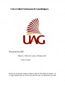 Taller de Lectura y Redacción - Cuento