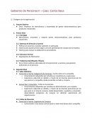 Gobierno de Personas II – Caso: Carlos Baca