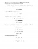 Ejercicios Diferenciación Numérica