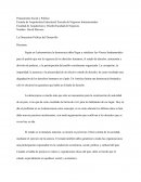 La Dimensión Política del Desarrollo