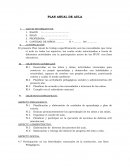 PLAN ANUAL DE AULA SALON PRE ESCOLAR