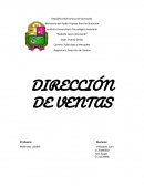 Trabajo de DIRECCIÓN DE VENTAS