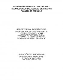 Reportortes de practicas final. Página 1