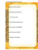 Derecho Analisis de Conciliacion
