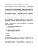 ANTECEDENTES DE LA RECTORÍA ECONÓMICA DEL ESTADO.