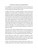 Aproximación conceptual a la psicología diferencial