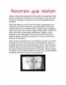 Cuento Amores que matan