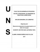 EFECTO DE LA TEMPERATURA DE PASTEURIZACION EN EL SABOR DE LOS JUGOS