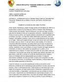 ESTIMULO: ¿CONSIDERA QUE EL DRAMATURGO EMPLEO DIFERENTES TIPOS DE TENSION EN LA OBRA A FIN DE CAPTAR EL INTERES DEL LECTOR?