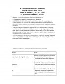 Actividad de Derecho romano (Derechos reales de las cosas)