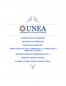 Ensayo de política y derechoa a la población y derecho a salud