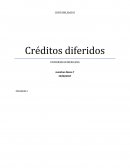 CRÈDITOS DIFERIDOS ó PASIVOS DIFERIDOS