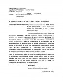 PARA LA NOTIFICACIÓN LEGAL DE DICHO ACCIONADO SOLICITO HABILITAR AL SECRETARIO NOTIFICADOR