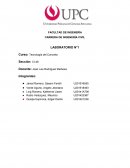 CARRERA DE INGENERÍA CIVIL LABORATORIO N°1