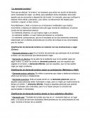 La demanda turistica