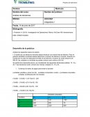 Análisis de decisiones Actividad: integradora 1