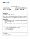 ADM-P-007 / R-002 informe de auditoría