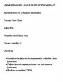 Steve jobs Administración de la Gestión Informática