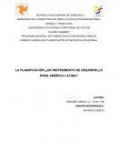 La planificación ¿Un instrumento de desarrollo para América Latina?