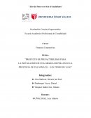 LA INSTALACIÓN DE UNA GRANJA DE POLLOS EN LA PROVINCIA DE PACASMAYO – SAN PEDRO DE LLOC