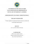 Formas legales de organización empresarial en el contexto de la economía internacional