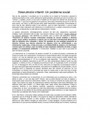 Desnutrición infantil: Un problema social.
