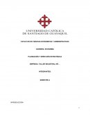 PLANEACIÓN Y DIRECCIÓN ESTRATÉGICA EMPRESA: TALLER INDUSTRIAL INF...