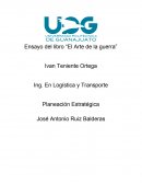 Ensayo el arte de la guerra. La lectura de este libro inspira a los líderes de organizaciones competitivas