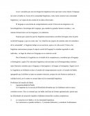 EL LENGUAJE . LAVOV , CHOMSKY