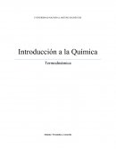 Introducción a la Química - Termodinámica
