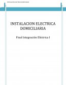 INSTALACION ELECTRICA DOMICILIARIA