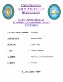 Ensayo FACULTAD DE CIENCIAS ECONÓMICAS, ADMINISRATIVAS Y CONTABLES