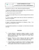 COLEGIO COMFAMILIAR LOS LAGOS ACTIVIDAD EVALUATIVA GRADO 8 EMPRENDIMIENTO