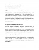 La evaluación de docentes de educación básica