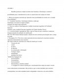 Monte um esquema conceitual que represente estas possibilidades de acordo com o exemplo da possibilidade