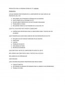 PRODUCTOS PARA LA PROXIMA SESION DE CTE. OCTAVA