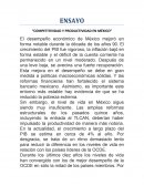Competitividad y productividad en México