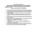 FACULTAD DE EDUCACION DEPARTAMENTO DE CIENCIAS NATURALES Y MEDIO AMBIENTE