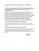 ANALISIS VIDEO HISTORIA Y EVOLUCIÓN DE LA CONTABILIDAD