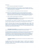 Cuestionario 1 ¿Qué se entiende por epistemología de la investigación?