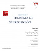 TEOREMA DE SPERPOSICIÓN