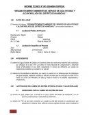 Desabastecimiento inminente del servicio de agua potable y alcantarillado del distrito de Huandoval