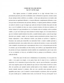 COMO ME VEO, ME SIENTO. Página 1