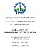 AUDITORIA FINANCIERA 7-D EMPRESAS Y NEGOCIOS