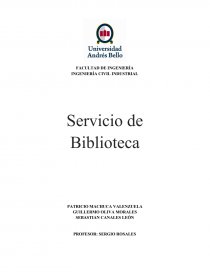 Simulacion de proceso bibliotecas. Página 1