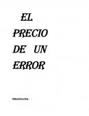 El precio de un error
