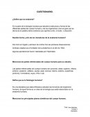 Anatomia. CUESTIONARIO