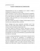 VALIDEZ Y CONFIBILIDAD EN LA INVESTIGACIÓN