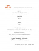 ESTRATEGIAS FINANCIERAS EN LA GESTIÓN DEL SERVICIO