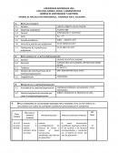 Informe de prácticas pre profesionales , elaborado por el estudiante